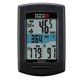 Cateye Stealth 50 CC-GL50 Wireless Cyclocomputer