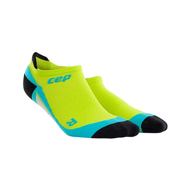CEP NO SHOW SOCKS-LIME/HAWAII BLUE