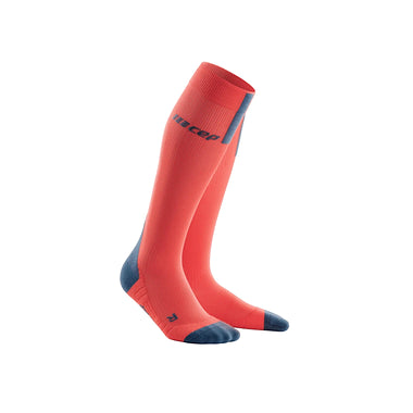 CEP RUN TALL SOCKS 3.0 -CORAL/GREY