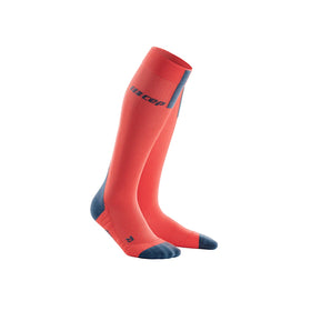 CEP RUN TALL SOCKS 3.0 -CORAL/GREY
