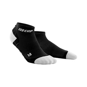 CEP ULTRALIGHT LOW CUT SOCKS-BLACK/LIGHT GREY