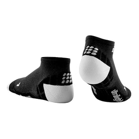 CEP ULTRALIGHT LOW CUT SOCKS-BLACK/LIGHT GREY