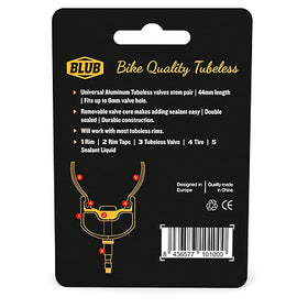 Blub TUBELESS VALVES BRASS