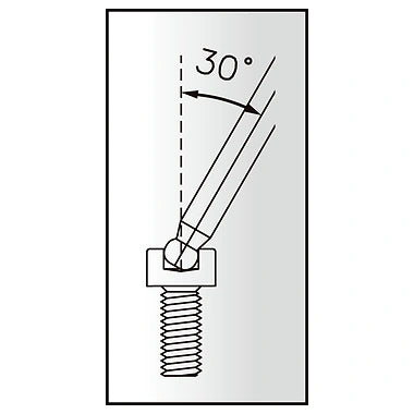 IceToolz 7M80 8.0MM Twinhead Wrench, Ball-Ended