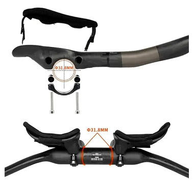 Toseek Full Carbon Relax Handelbar, TT bar