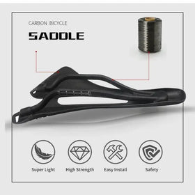 Toseek Ultralight weight Full Carbon Saddle