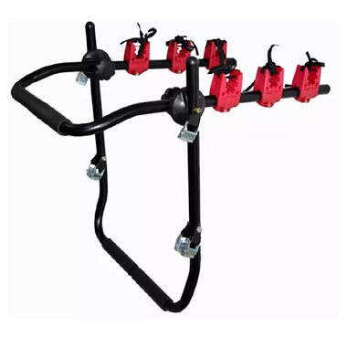 Multifunctional Car Bicycle Rack For 3 Bicycles On Car Aluminium Black