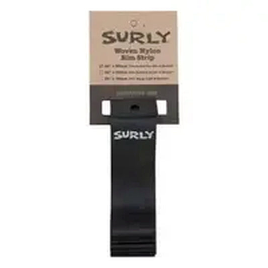 Surly Rim Strip: For 26+ Rabbit Hole Rim, PVC, 38mm wide, Black