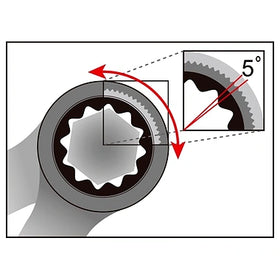 IceToolz 4109 9mm Combination Ratchet Wrench