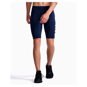 2XU Aero 9 Inch Tri Shorts-S-Black/White