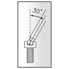 IceToolz 7M20 2.0MM Twinhead Wrench, Ball-Ended