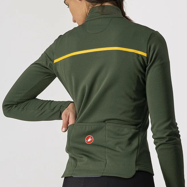 SINERGIA 2 JERSEY (WINTER)-MILITARY GREEN/SAFFRON