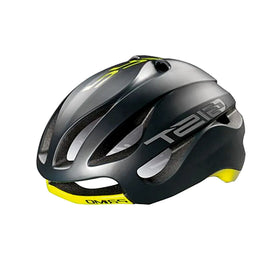 Gist Primo Road Cycling Helmet (Matt Black/Yellow)