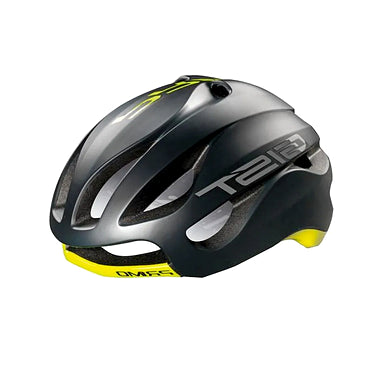 Gist Primo Road Cycling Helmet (Matt Black/Yellow)