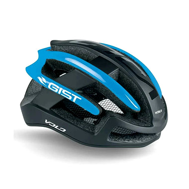 Gist Volo Road Cycling Helmet (Black/Light Blue)