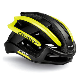 Gist Volo Road Cycling Helmet (Black/Neon Yellow)