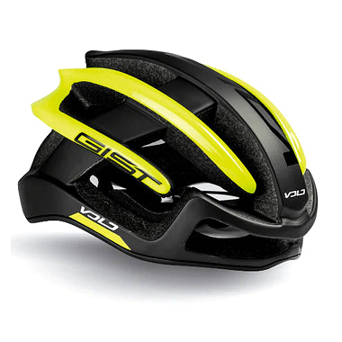 Gist Volo Road Cycling Helmet (Black/Neon Yellow)