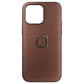Peak Design Mobile // Everyday Fabric Case // iPhone 15 Pro V2// Redwood