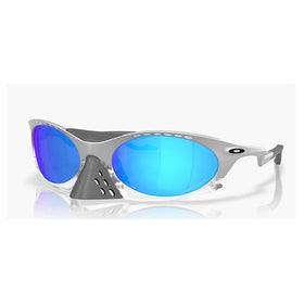 Oakley Plantaris Sunglass with X-Silver and Prizm Sapphire lens