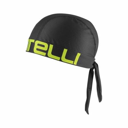 CASTELLI BANDANA-BLACK/ELECTRIC LIME