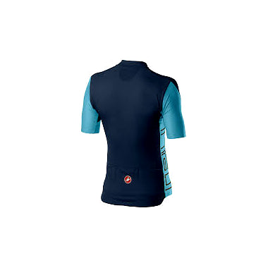 ENTRATA VI JERSEY-'SAVILE BLUE/CELESTE/SAFFRON