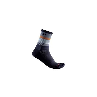 SCIA 12 SOCK-LIGHT STEEL BLUE/POP ORANGE-SA