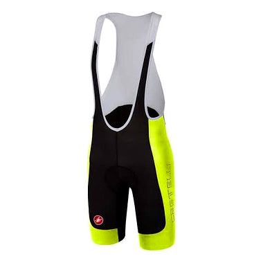 EVOLUZIONE 2 BIBSHORT-BLACK/YELLOW FLUO
