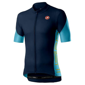ENTRATA VI JERSEY-'SAVILE BLUE/CELESTE/SAFFRON