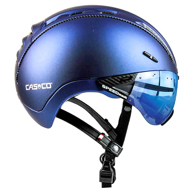 Casco Odster Plus Navy Metallic With Visor Helmet