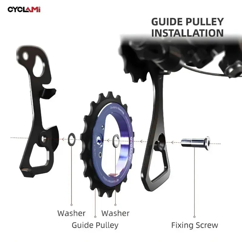 Cyclami 18t Eccentric Rear Derailleur Pulley Wheel
