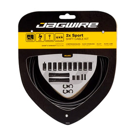 Jagwire 2x Sport Shift Kit (Black)