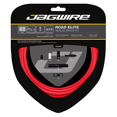 Jagwire Road Elite DIY Brake Cable Kit (Black)