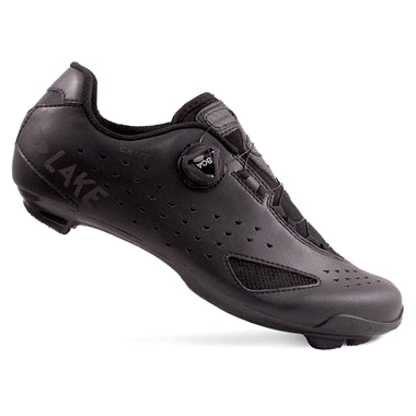 Lake CX177-X Wide Cycling Shoe (Black/Black Reflective)