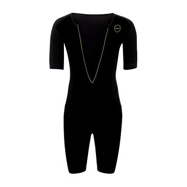 Zone 3 Men’s Aquaflo Plus Short Sleeve Trisuit Black