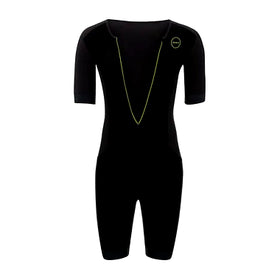 Zone 3 Men’s Aquaflo Plus Short Sleeve Trisuit Black
