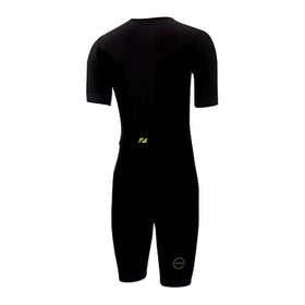 Zone 3 Men’s Aquaflo Plus Short Sleeve Trisuit Black