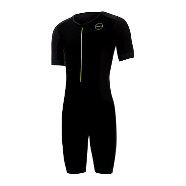 Zone 3 Men’s Aquaflo Plus Short Sleeve Trisuit Black