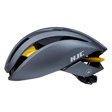 HJC Ibex 3 Road Cycling Helmet (Matte Glossy Grey Yellow)