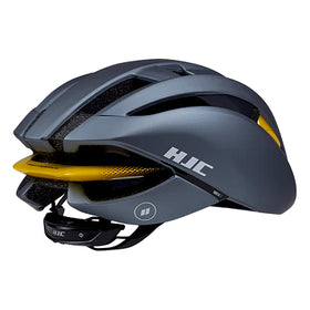 HJC Ibex 3 Road Cycling Helmet (Matte Glossy Grey Yellow)