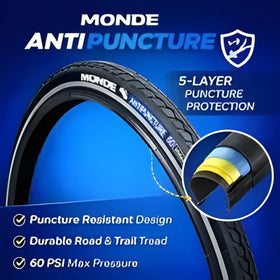 Ralson Monde Antipuncture 700×32 Bicycle Tyre | 60 TPI Road