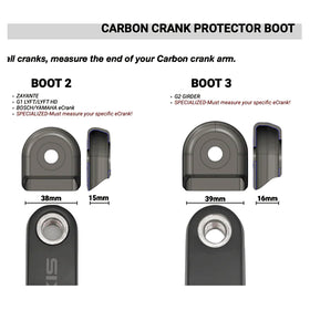 Praxis BOOT 2 - CRANK PROTECTORS (2PK)(Fits LYFT, BOSCH/YAMAHA CARB E-CRANKS, ZAYANTE CARBON)