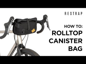 Restrap Rolltop Canister Bag-Black