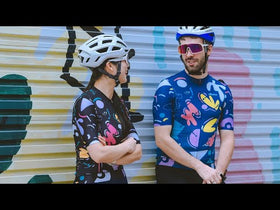 Monton Lifestyle Paint Shape Jersey-Blue