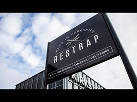 Restrap Fast Straps 25cm-Black (Pack Of 2)