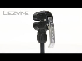 Lezyne Macro Drive Floor Pump (Dual Valve)-Flat Black