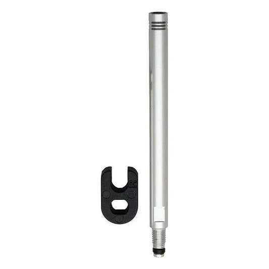 P/S Presta Valve Extender: Removable Core, 70mm, Silver