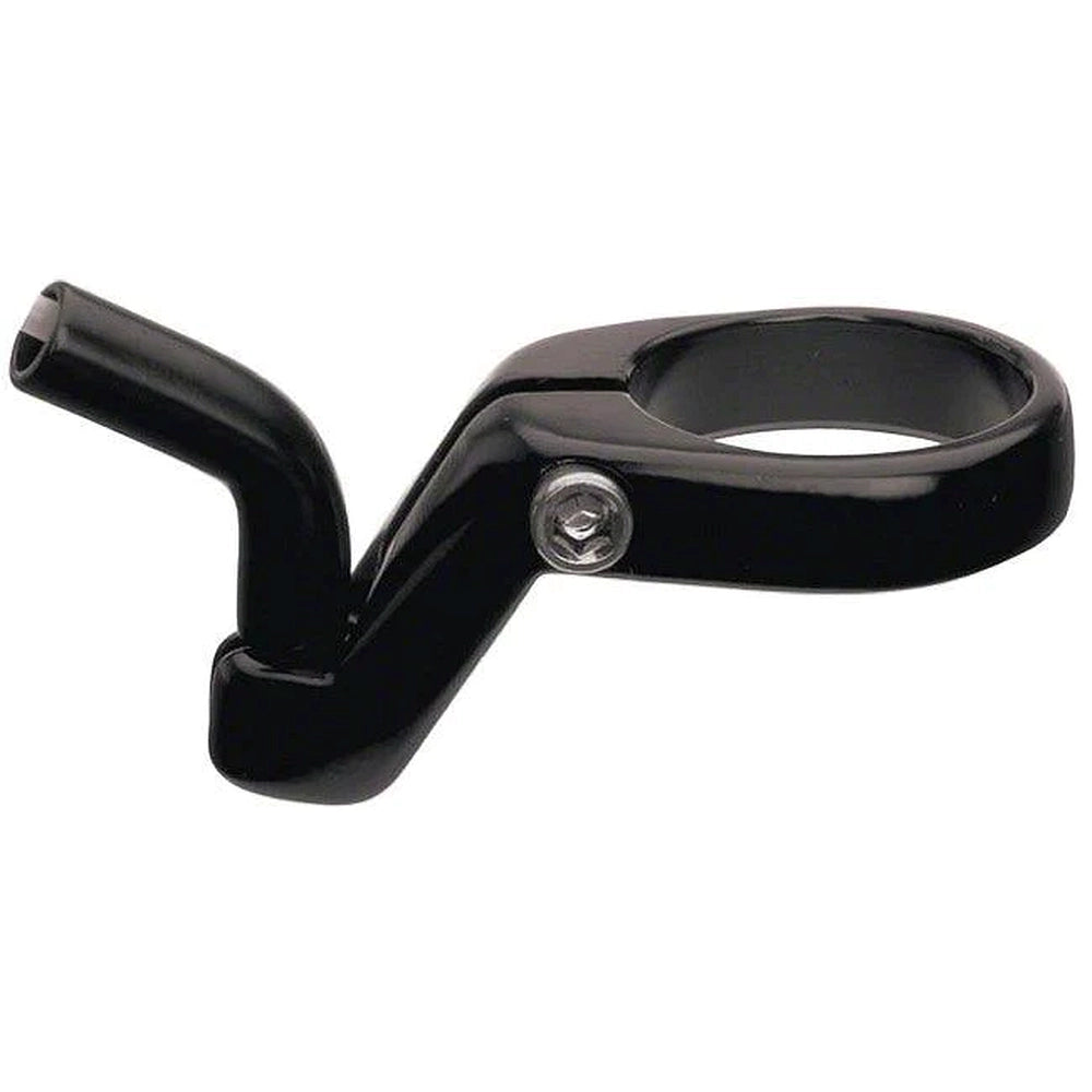 P/S Clamp-On Cable Hanger with Noodle, 28.6mm, Black