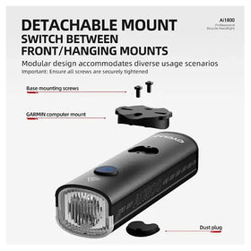 Cyclami Ai 1800 Lumen Bicycle Front Light