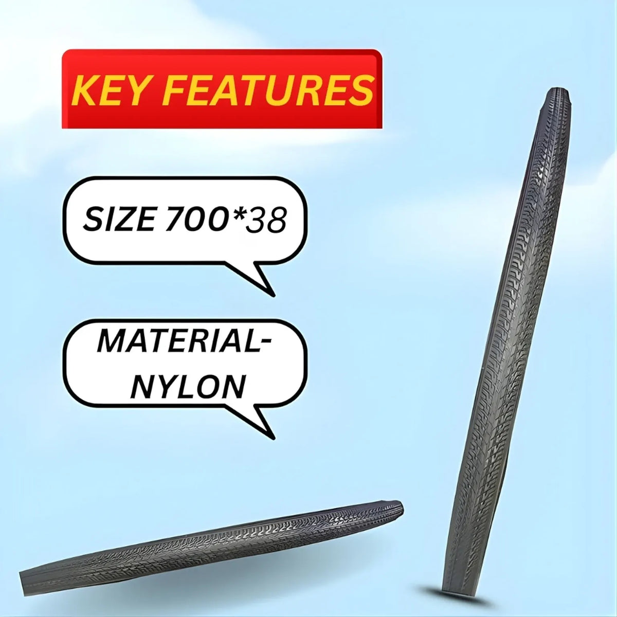 Ralson 700×38C Bicycle Tyre for Road, Hybrid and City