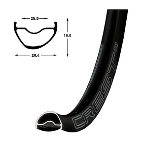 Stan's Rim, Flow MK4 27.5, 32H, Black, Gray